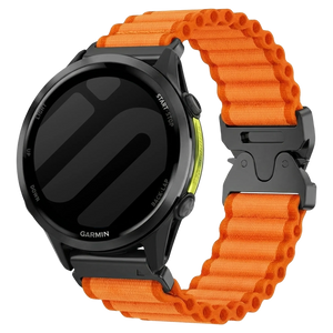 Bracelet nylon Outdoor Garmin Approach S70 - 47mm (orange)