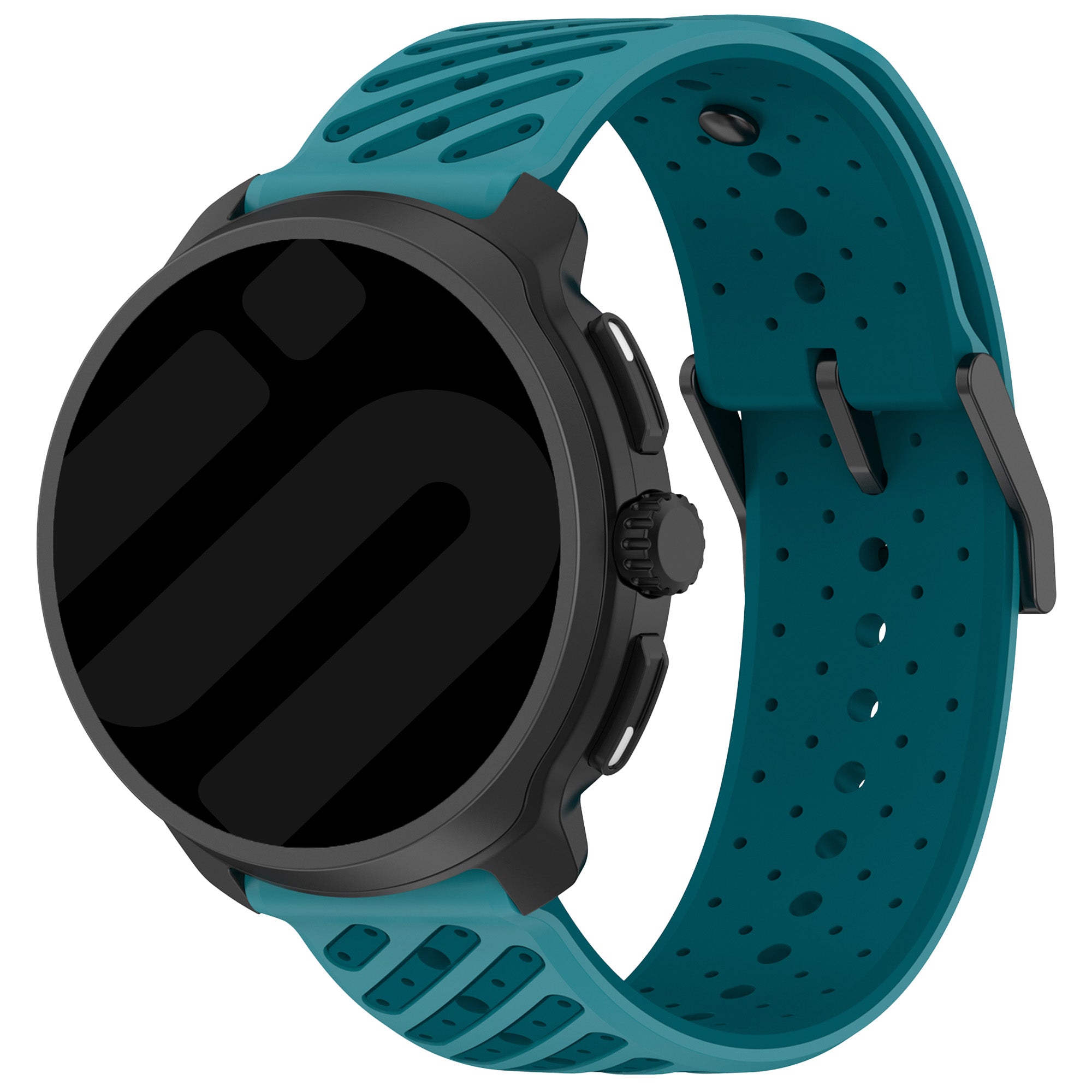 Bracelet silicone à rayures Huawei Watch GT 7 Pro (bleu)