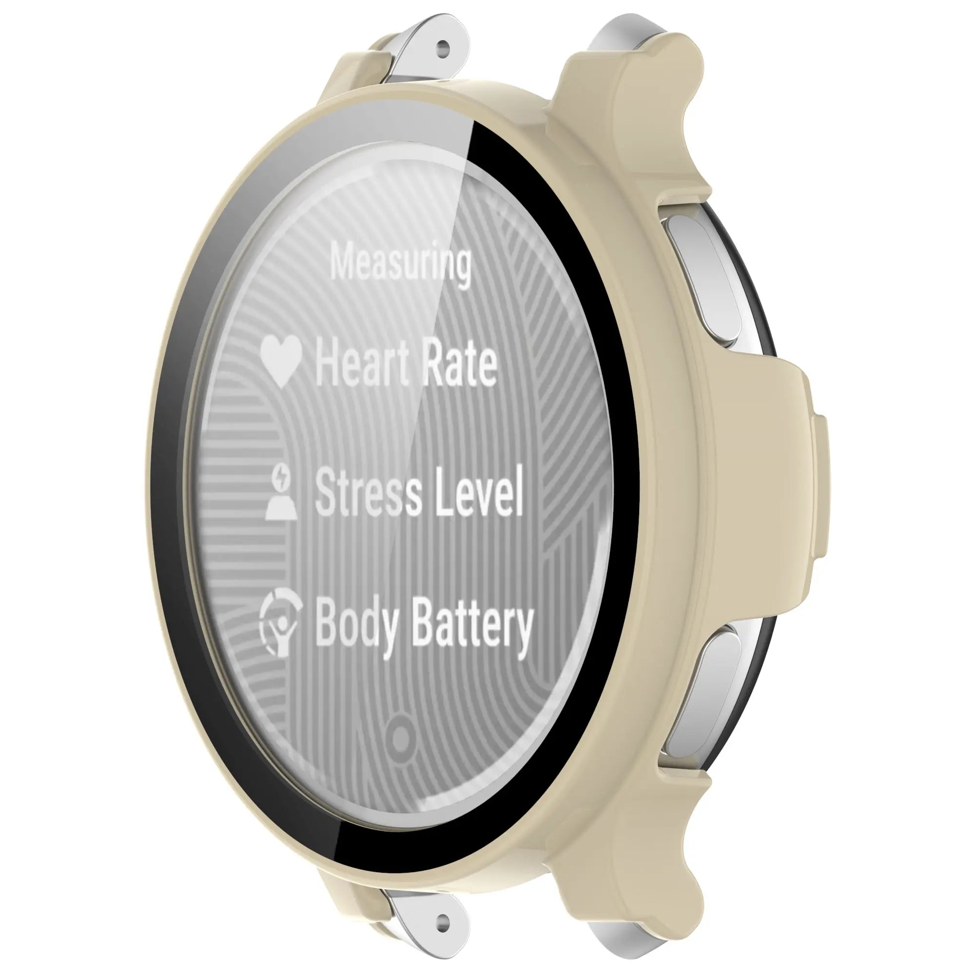 Coque en verre PC Garmin Lily 2 Active (beige)