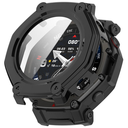 Amazfit T-Rex 3 Pro - 48mm Hard Case with Glass (Black)