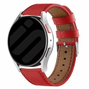 Bracelet cuir moderne Amazfit Bip 3 (Pro) (rouge)