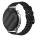 Bracelet cuir et silicone Amazfit GTS 4 (vert)