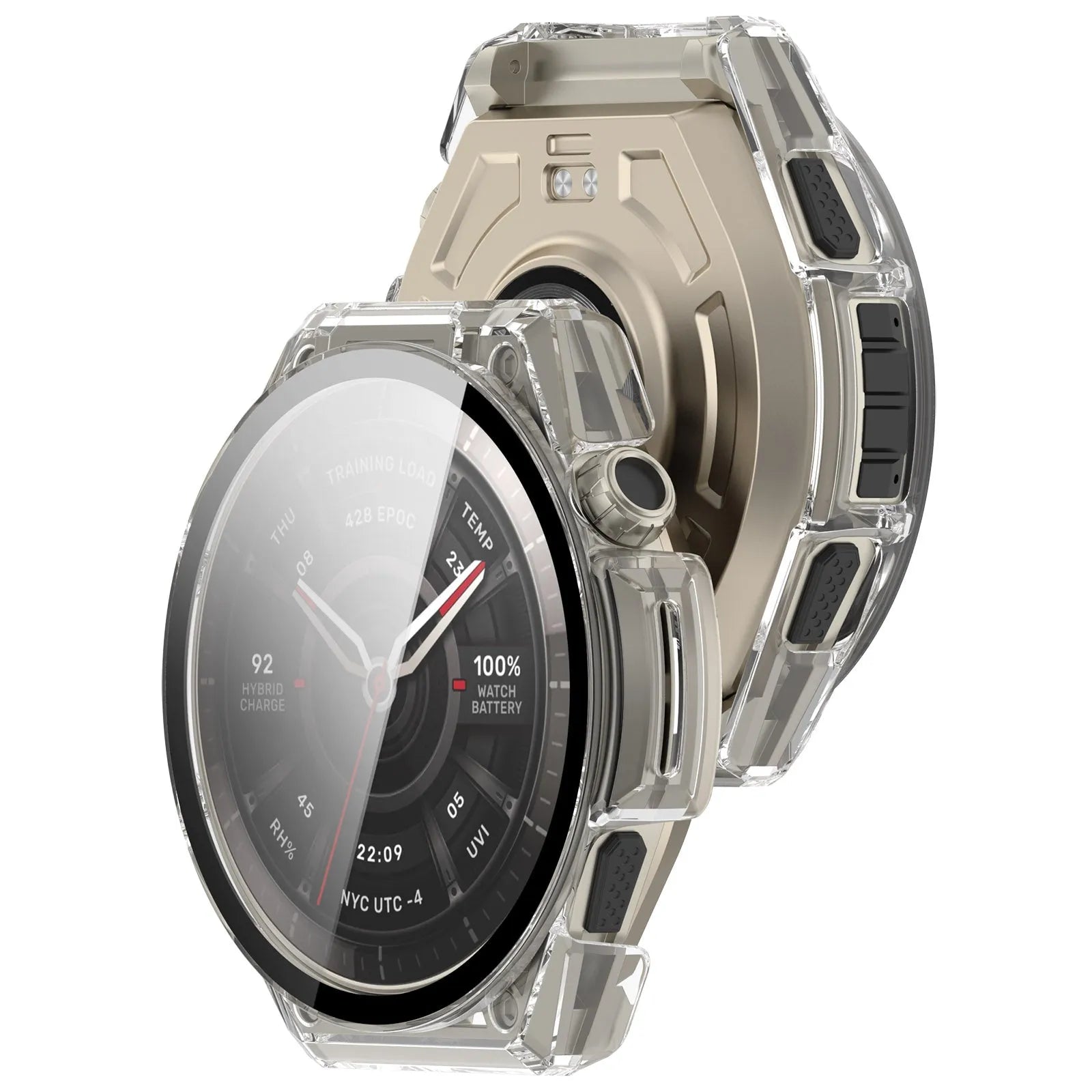 Amazfit Balance Ultra PC Case with Glass (Transparent)