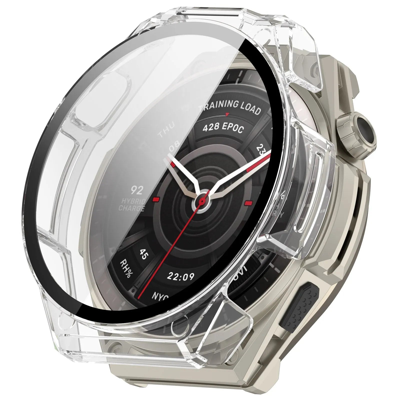 Amazfit Balance Ultra PC Case with Glass (Transparent)