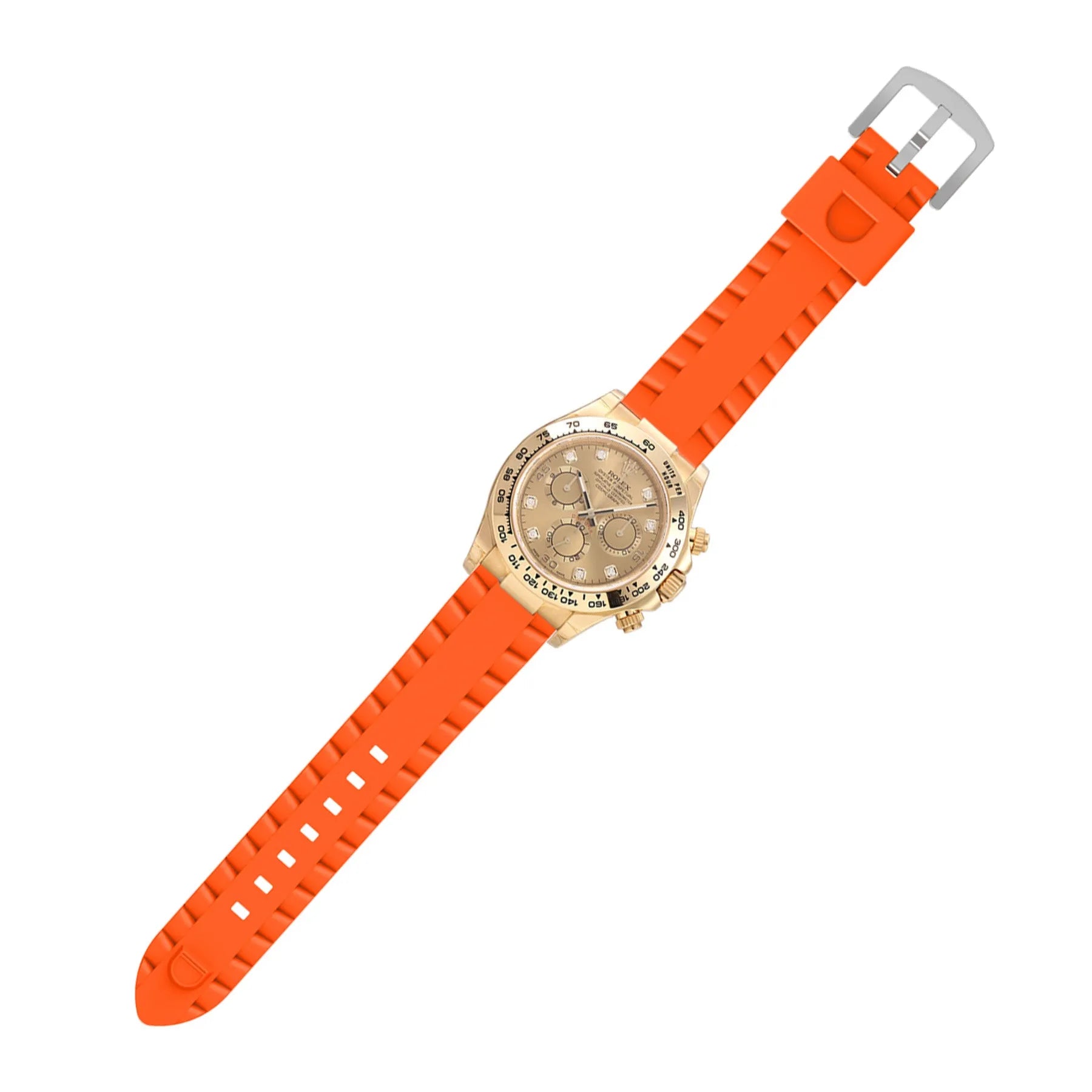 Coros Nomad Wave Silicone Strap (Orange)