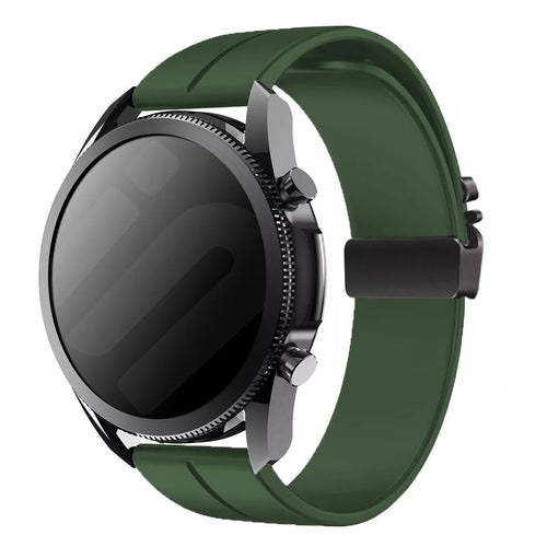 Bracelet silicone Amazfit Active 2 avec boucle P (vert)