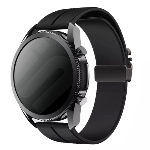 Bracelet silicone boucle en P Suunto Nautic S (noir)