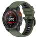 Bracelet sport avec boucle Garmin Quatix 8 Pro - 47mm (vert olive/noir)