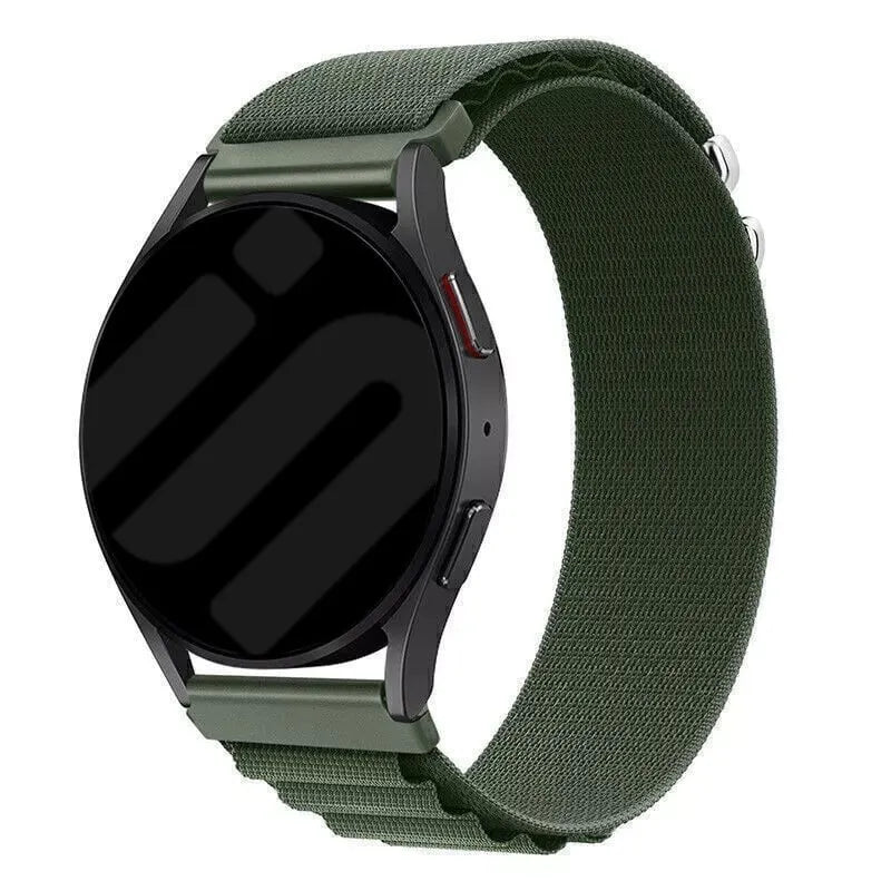 Bracelet nylon Alpine Amazfit Active 2 (vert)