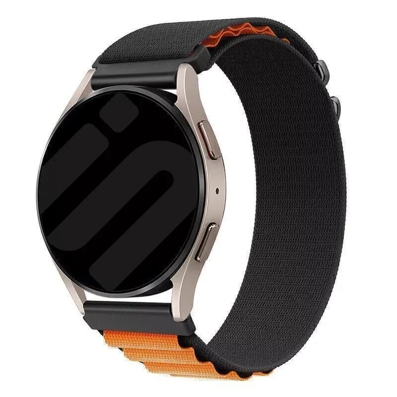 Bracelet nylon Alpine Suunto Vertical 2 (noir/orange)