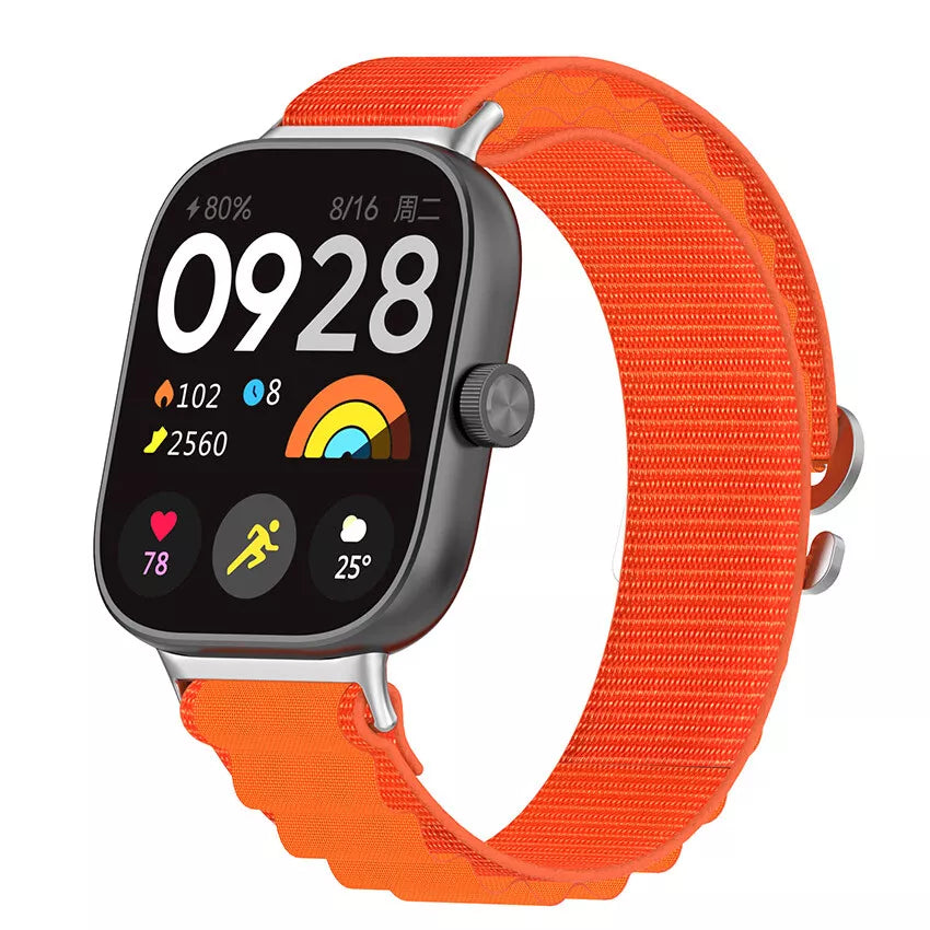 Bracelet nylon Alpine Xiaomi Smart Band 8 Pro (orange)