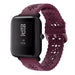Bracelet silicone à motifs Xiaomi Amazfit Bip (bordeaux)