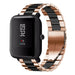 Bracelet acier Xiaomi Amazfit Bip (or rose/noir)