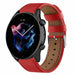Bracelet cuir Amazfit GTR 3 (Pro) (rouge)