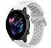 Bracelet silicone avec trous Amazfit GTR 3 (Pro) (blanc)