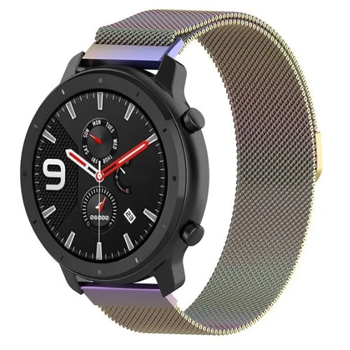 amazfit-gtr-milanese-band-regenboog