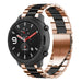 Bracelet acier Amazfit GTR (or rose/noir)