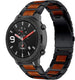 Bracelet bois/acier Xiaomi Amazfit GTR 47mm (noir)