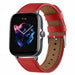 Bracelet cuir Amazfit GTS 3 (rouge)