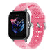 Bracelet silicone à motifs Amazfit GTS 3 (rose vif)