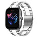 Bracelet acier Amazfit GTS 3 (argent/blanc)