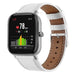 Bracelet similicuir Xiaomi Amazfit GTS (blanc)