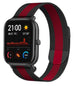Bracelet Milanais Xiaomi Amazfit GTS (noir/rouge)