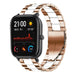 Bracelet acier Xiaomi Amazfit GTS (or rose/blanc)
