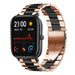 Bracelet acier Xiaomi Amazfit GTS (or rose/noir)