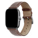 Bracelet cuir motif crocodile Amazfit Bip (marron)