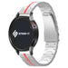 Bracelet acier fer Huawei Watch GT 3 Pro 46mm (argent/rouge)