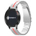 Bracelet acier fer Huawei Watch GT 3 42mm (argent/rouge)