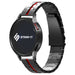 Bracelet acier fer Samsung Gear S3 (noir/rouge)