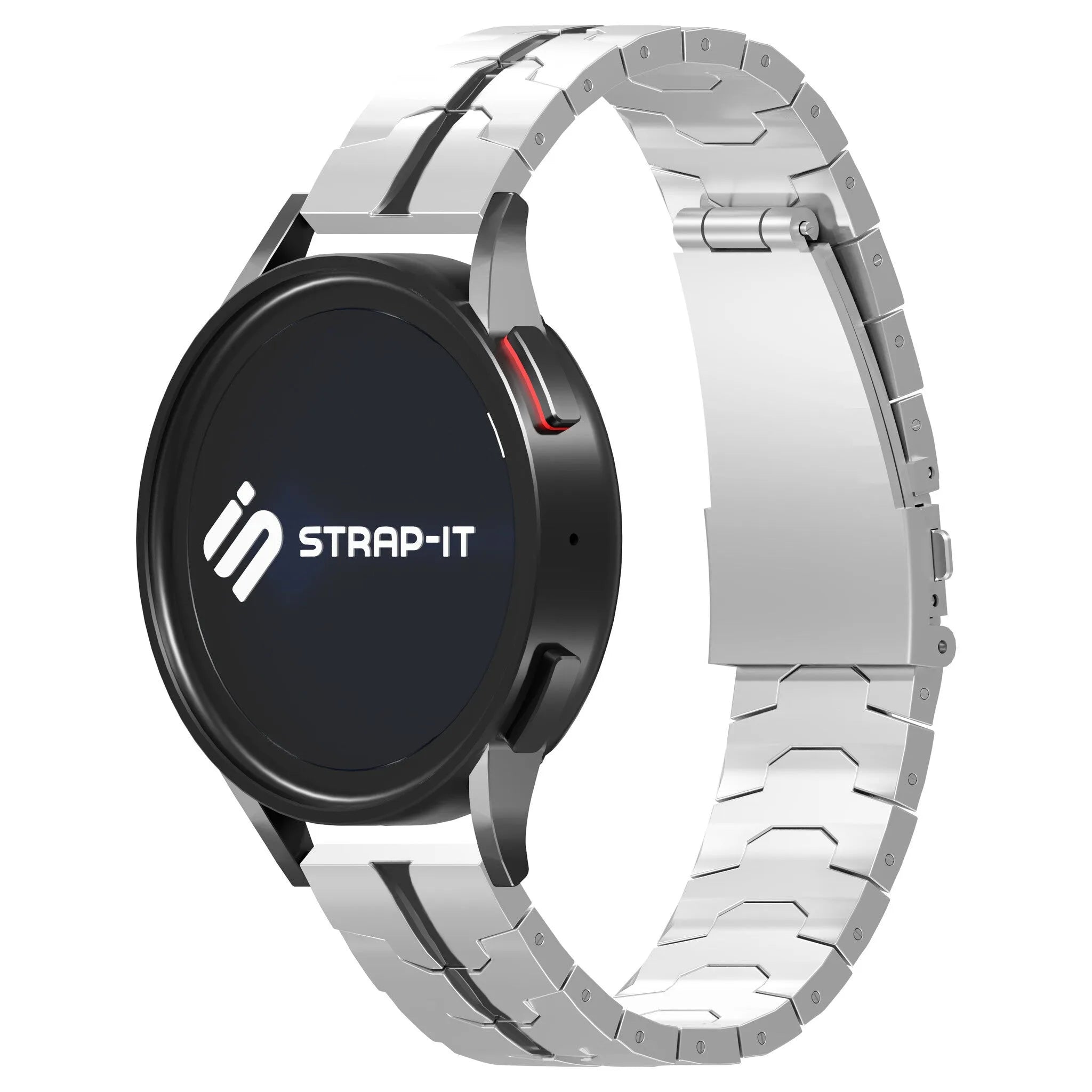 Bracelet acier Amazfit GTS 2 (argent/noir)