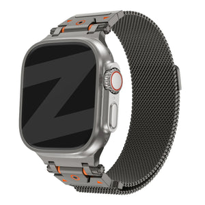 Bandz Bracelet milanais Loop rigide Apple Watch (titane gris)