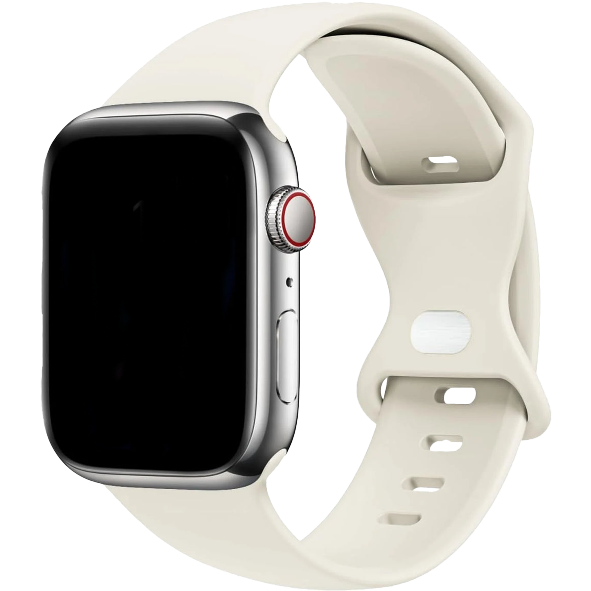 Bracelet silicone classique Apple Watch Ultra (beige)
