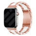 Bracelet acier Apple Watch (or rose/blanc)