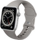 Bracelet Apple Watch silicone (gris)