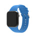 Bracelet silicone à boucle Apple Watch (bleu clair)