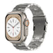 Bracelet titane grain Apple Watch (argent)