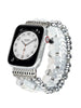 Bracelet perlée Apple Watch (argent)