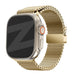 Bandz Apple Watch Ultra Milanese Loop Strap P-Buckle (Gold)