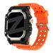 Bandz Bracelet TPU avec coque Apple Watch Ultra (orange avec titane)