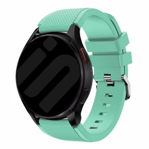 Bracelet silicone sergé Amazfit Bip U (Pro) (aqua)