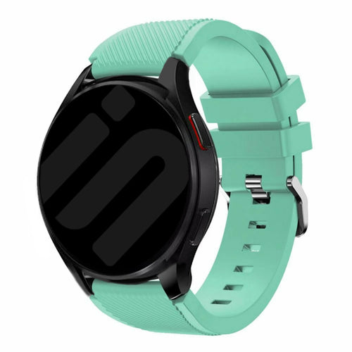 Bracelet silicone sergé Amazfit Bip U (Pro) (aqua)