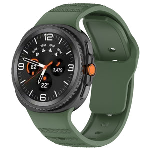 Bracelet silicone Outdoor Samsung Galaxy Watch 8 - 40mm (vert militaire)