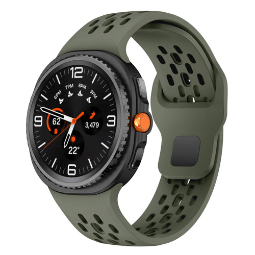 Samsung Galaxy Watch 8 - 44mm Silicone Air Strap (Army Green)