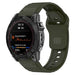 Bracelet silicone outdoor Garmin Instinct E - 45mm (vert armée)