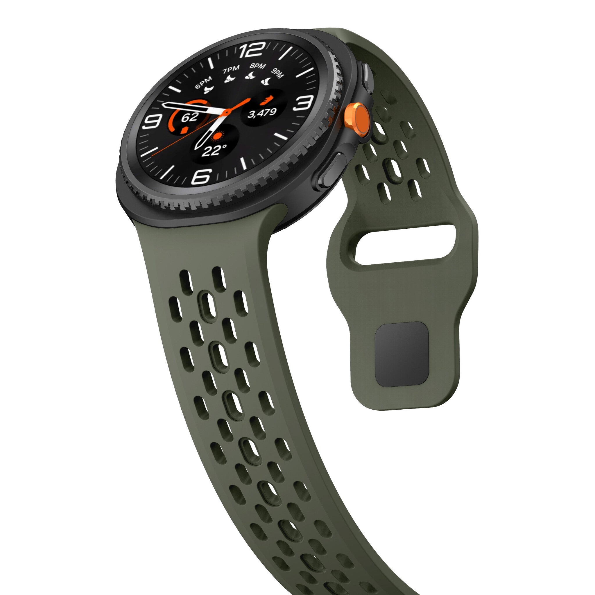 Samsung Galaxy Watch 8 - 40mm Silicone Air Strap (Army Green)