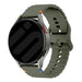 Bracelet silicone wave TicWatch 22mm (vert armée)